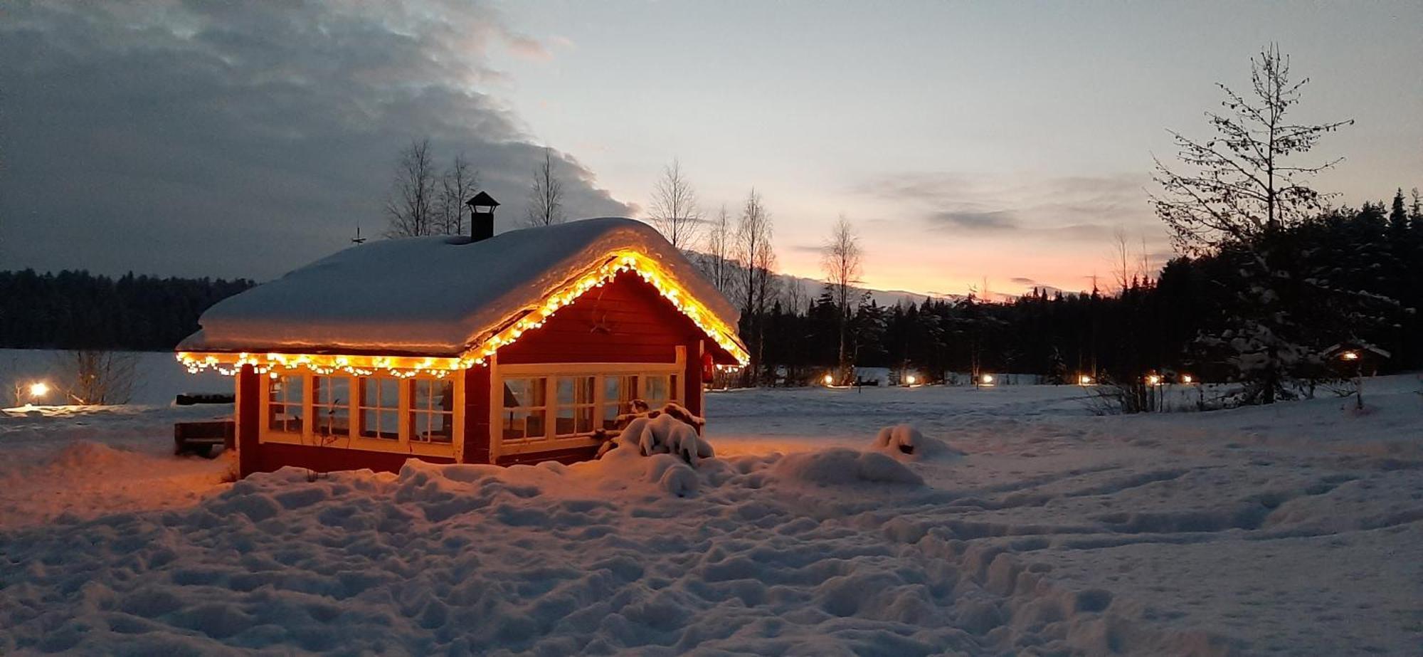 Korvala Log Cabins Bagian luar foto