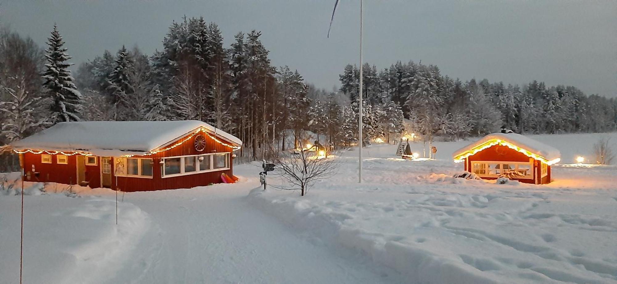 Korvala Log Cabins Bagian luar foto