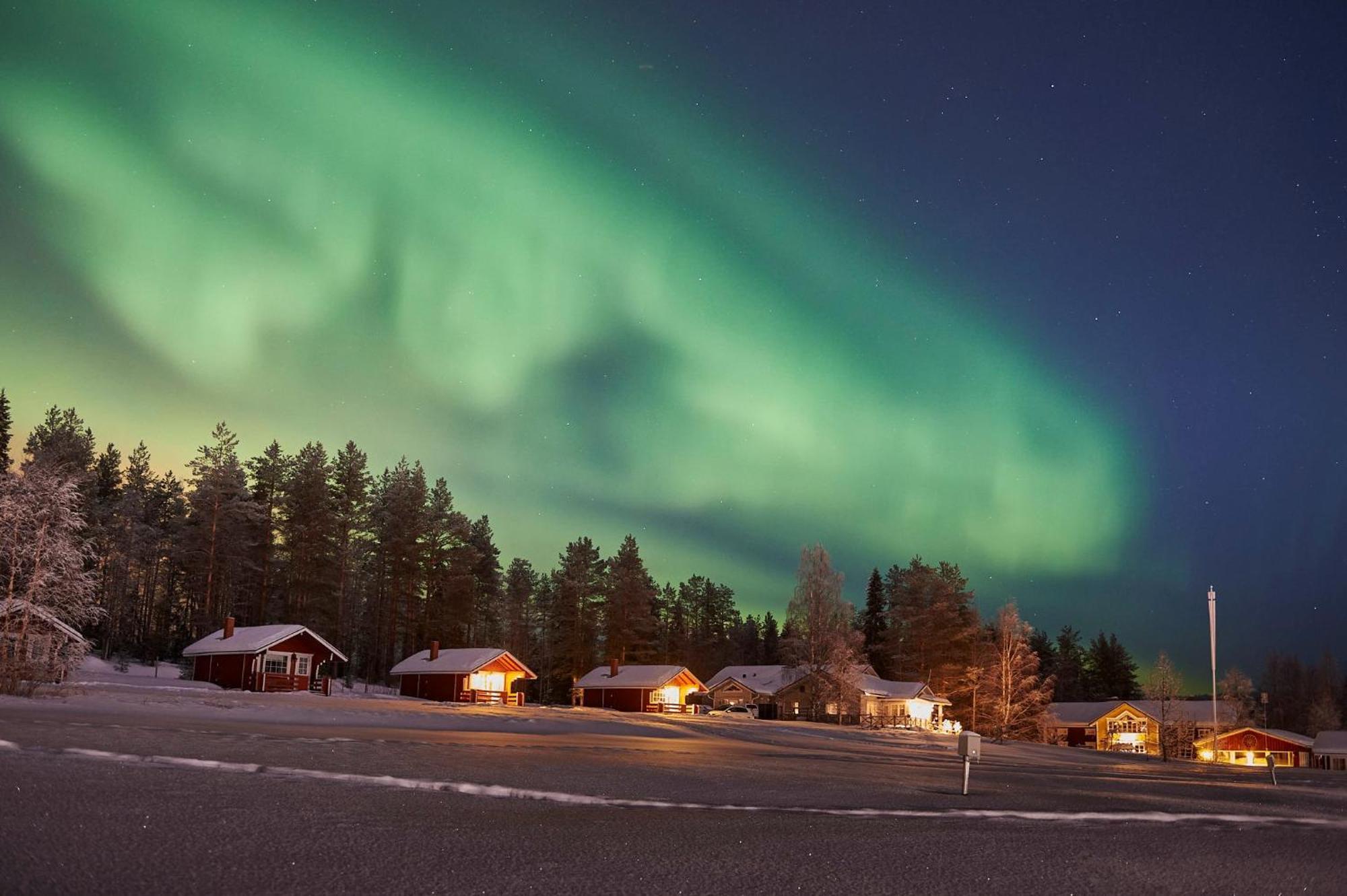 Korvala Log Cabins Bagian luar foto