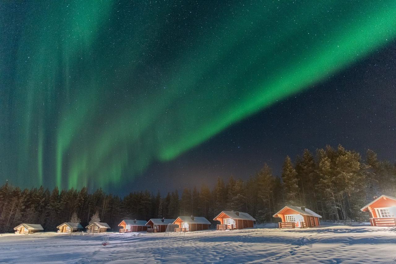 Korvala Log Cabins Bagian luar foto